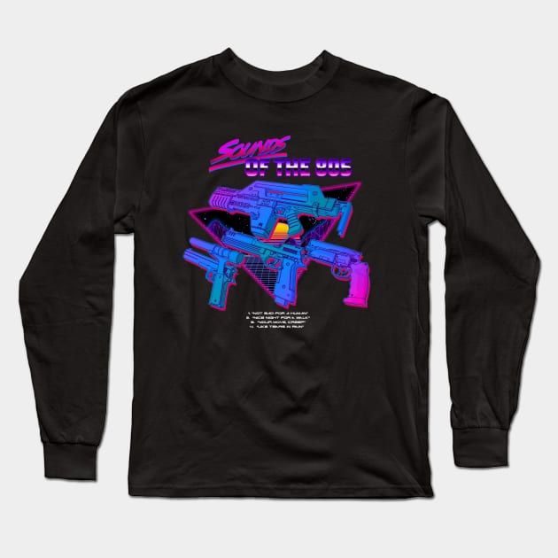 Sounds of the 80s Long Sleeve T-Shirt by CCDesign